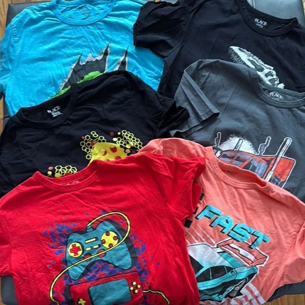 Children’s Place Kids Graphic T-Shirts - Pack of 6 by Place